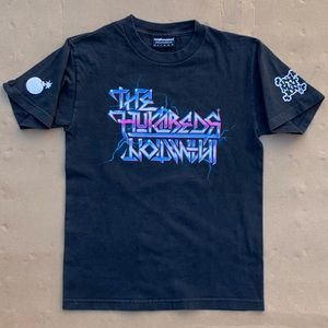 The Hundreds X In4mation metal inspired screenprinted tshirt